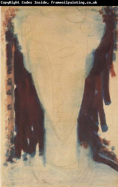 Amedeo Modigliani Tete de femme (mk38)